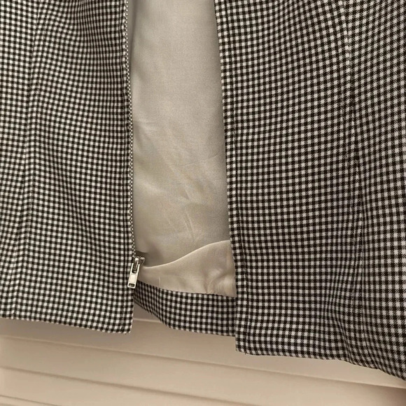 Vintage PJLA Sportswear Houndstooth Black/White Jacket Blazer Zippered GUC - Picture 2 of 6